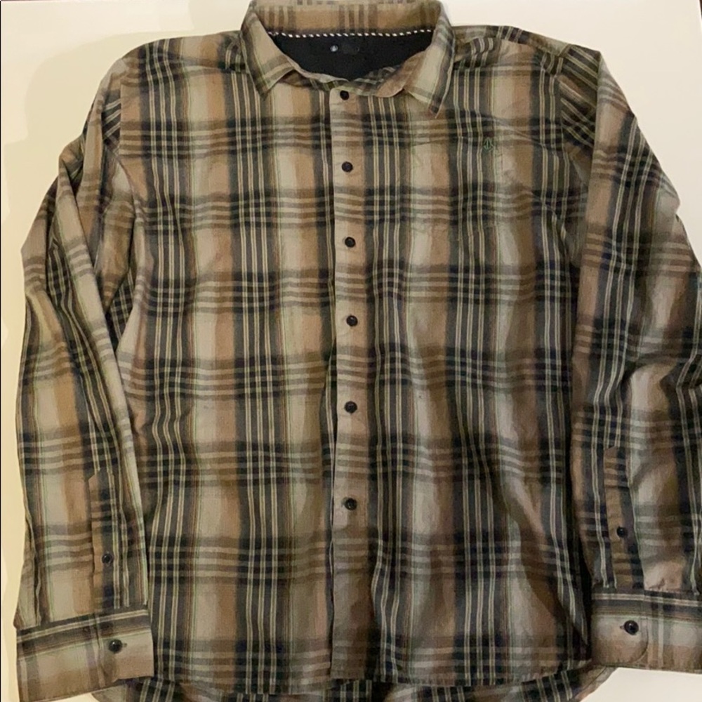 Volcom Plaid Button Down